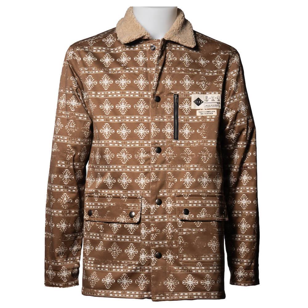 Seay / Giacca Denim Orsetto Marrone Laguna Saldi