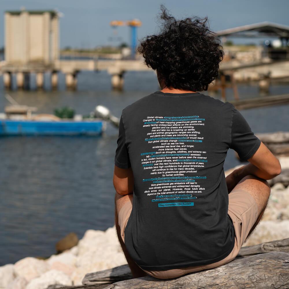Seay / T-Shirt Nera Ikaika Nuovo
