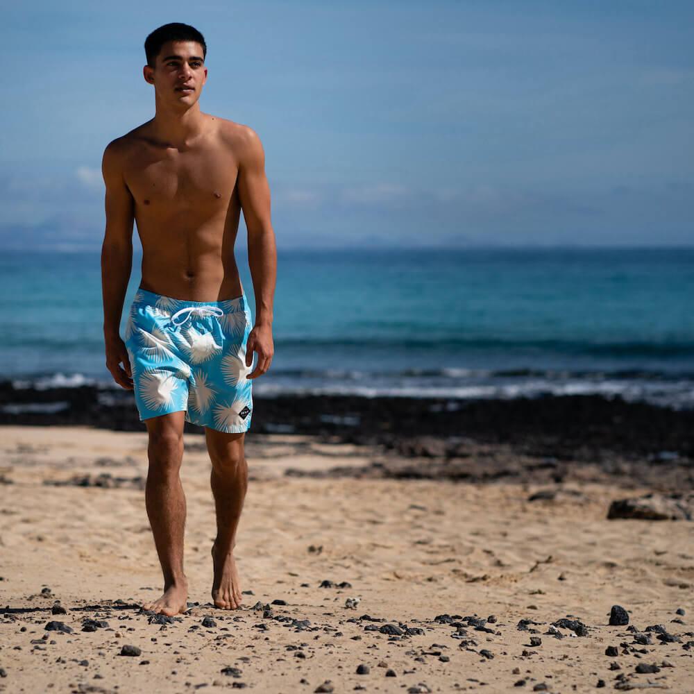 Seay / Swim Boxer Medio Azzurro Soffioni Offerta