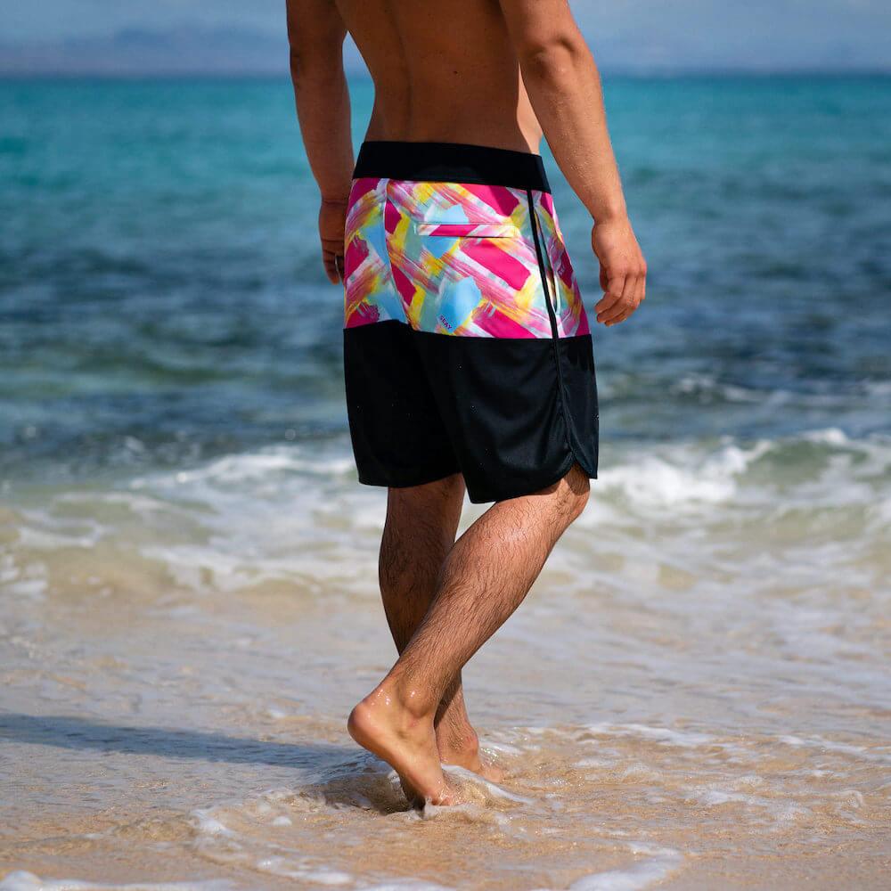 Seay / Boardshort Fucsia & Blu Alapai Hotsell