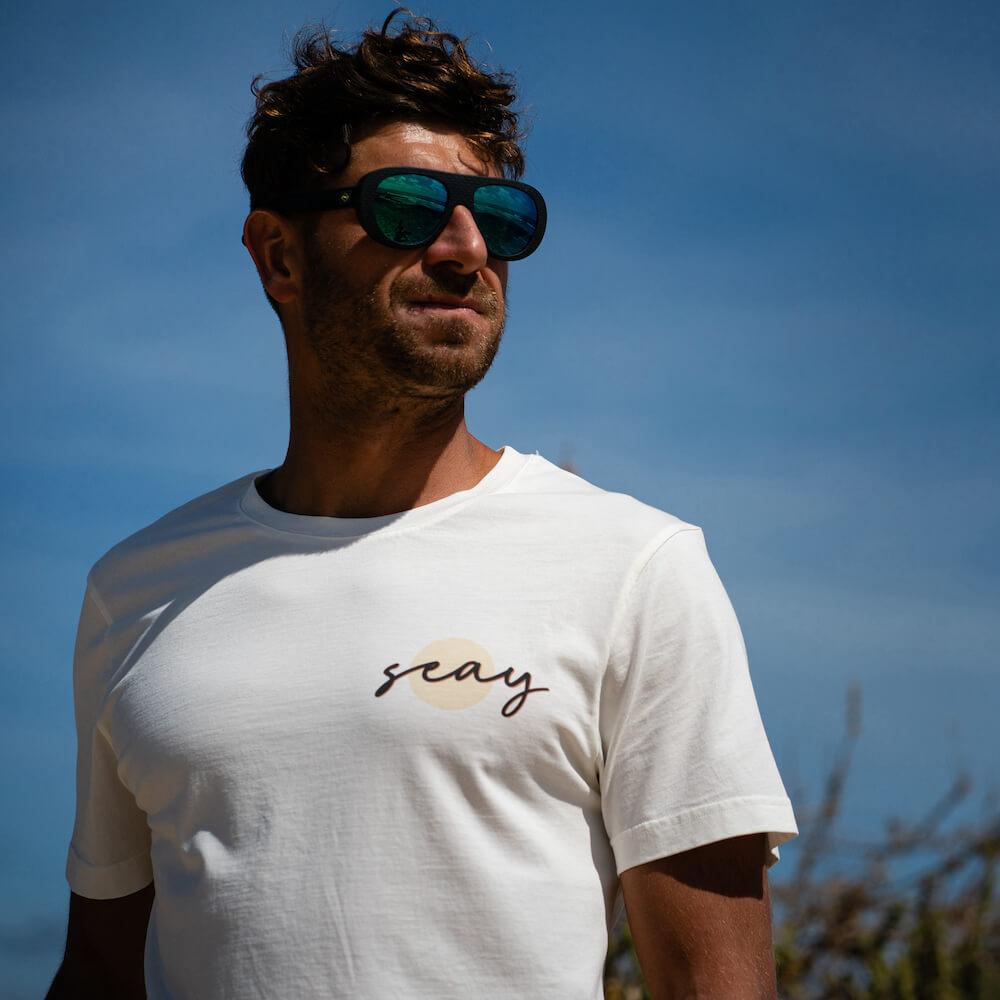 Seay / T-Shirt Bianco Naturale Kaleo I Più Venduti