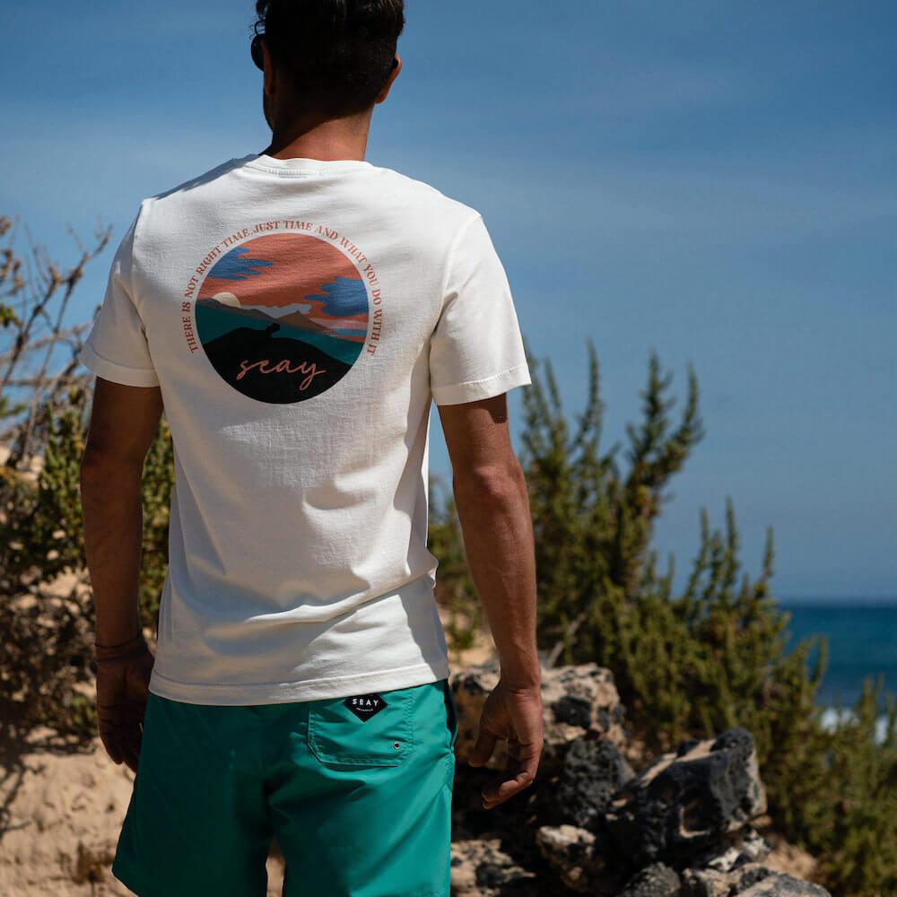 Seay / T-Shirt Bianco Naturale Kaleo I Più Venduti