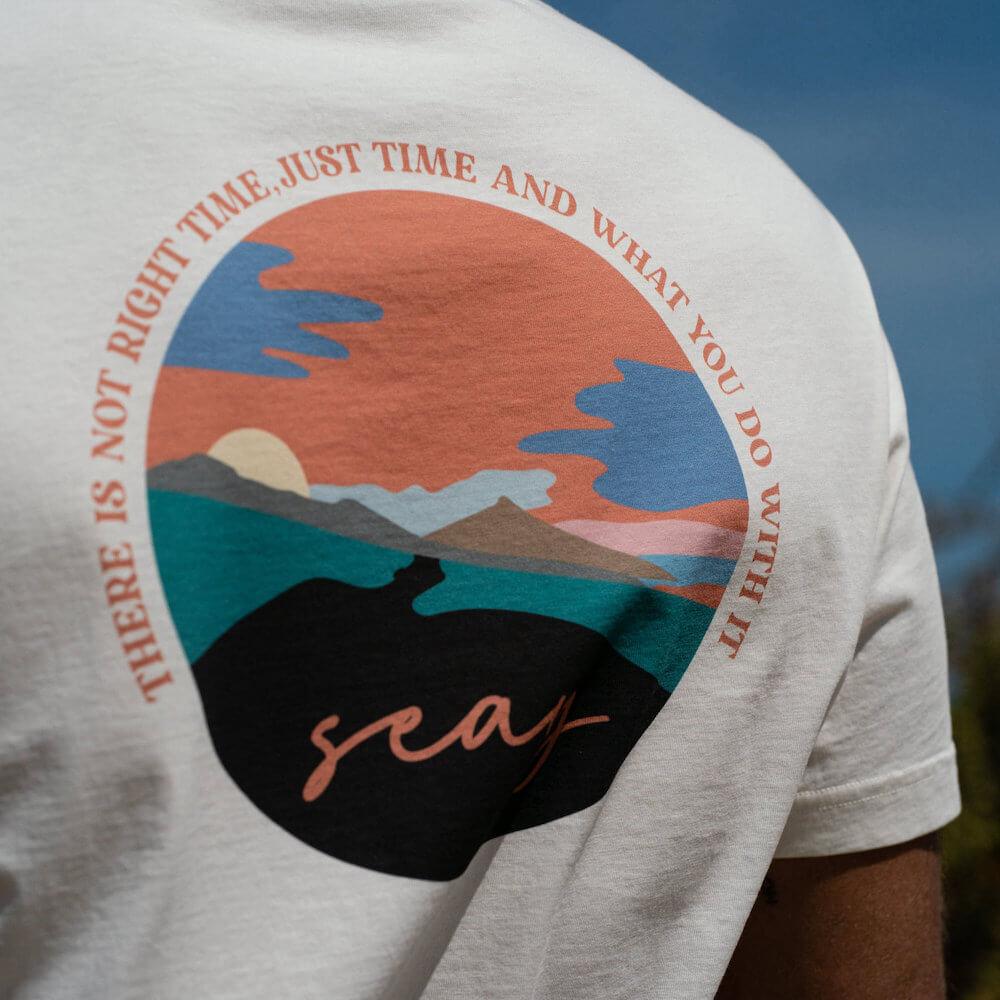 Seay / T-Shirt Bianco Naturale Kaleo I Più Venduti