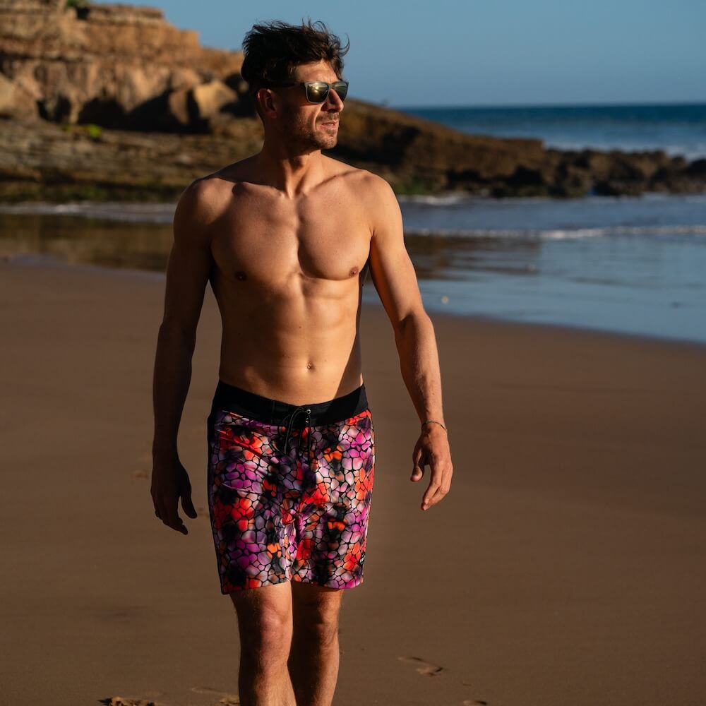Seay / Boardshort Nero Zebra & Giraffa Fino Al -60%