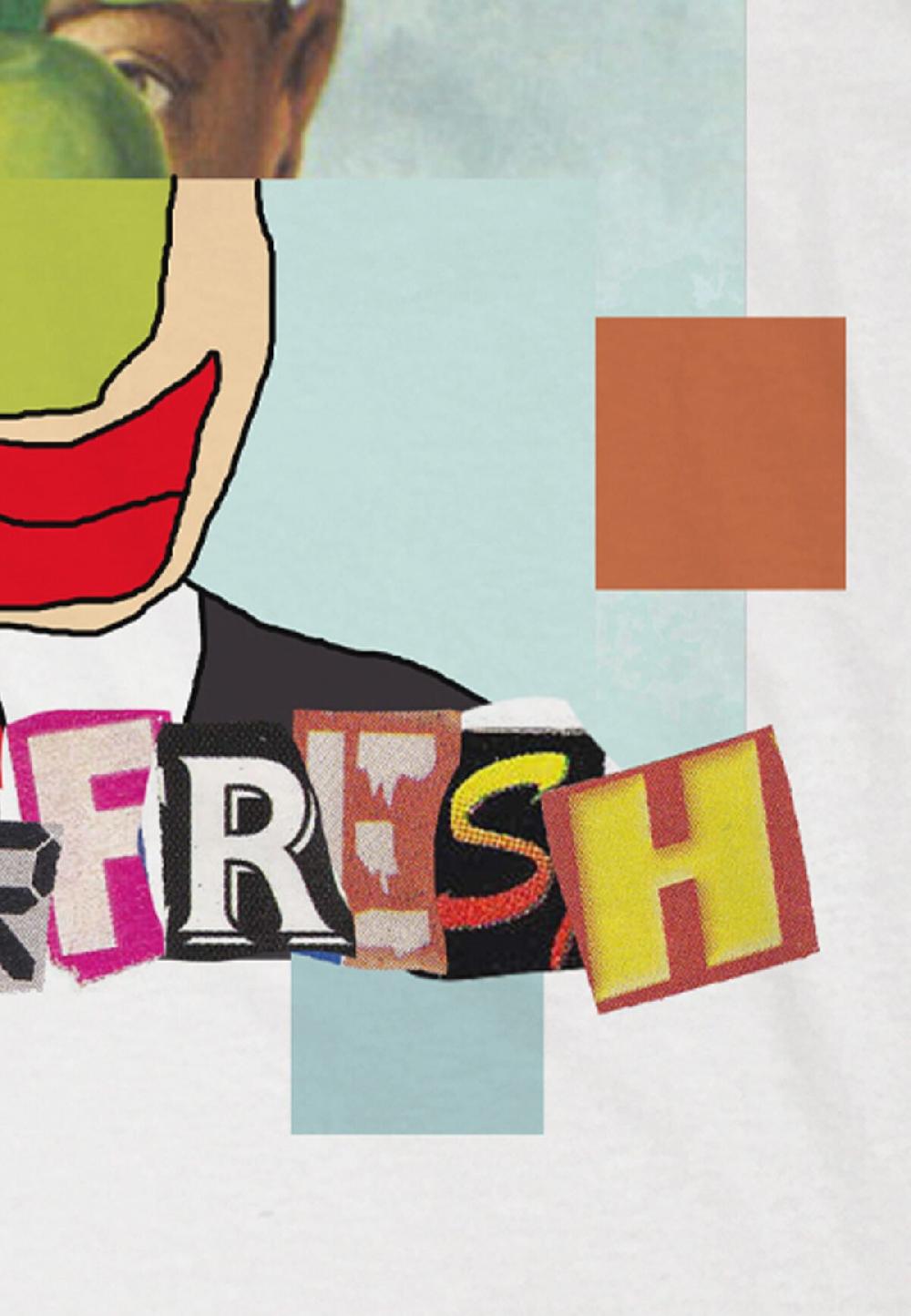 Seetees Superfresh t-shirt della capsule This Is Art cotone organico vegano Presa