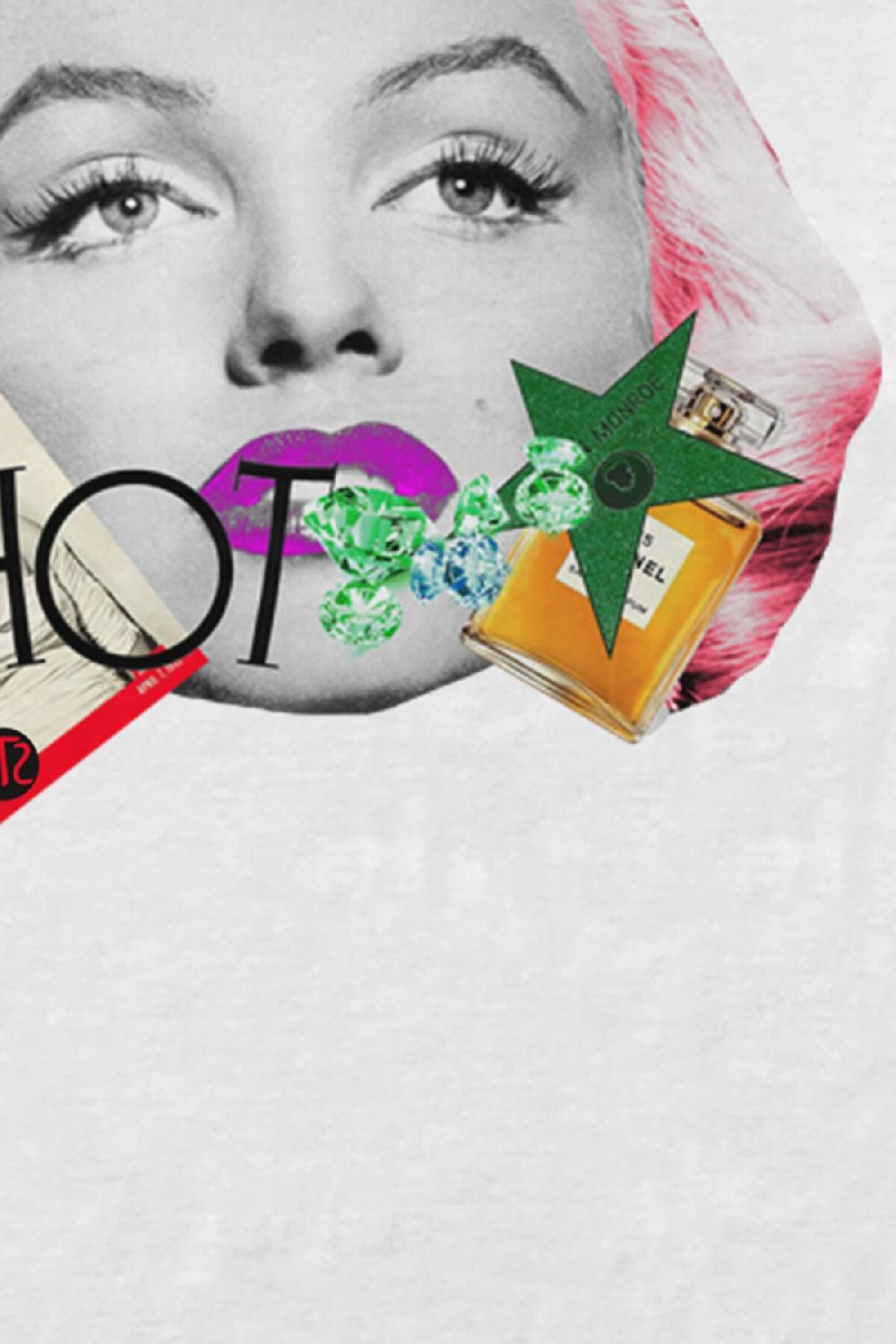 Seetees T-shirt donna Marilyn in cotone organico vegano GOTS per la tua t-shirt Offerte esclusive