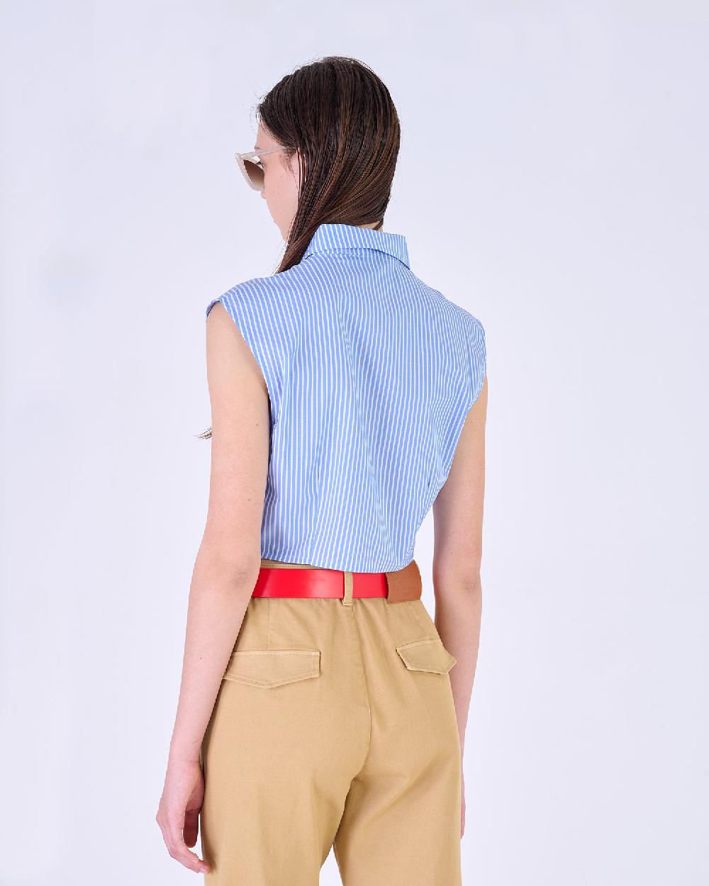 Silvian Heach Camicia smanicata a righe Acquista Ora