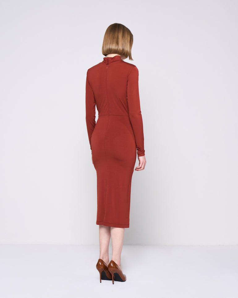 Silvian Heach Abito midi con drappeggio Economico