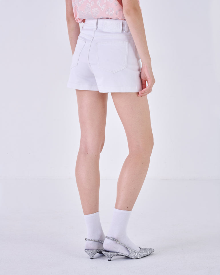 Silvian Heach Shorts con strass Novità