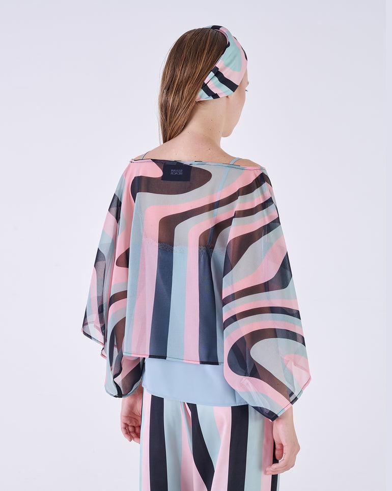 Silvian Heach Blusa semitrasparente multicolor Online