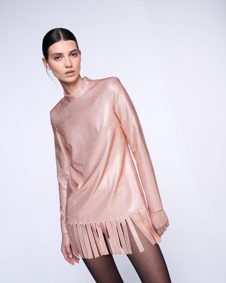 Silvian Heach Abito con frange In Linea