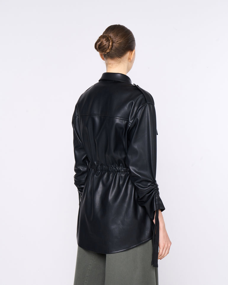 Silvian Heach Camicia in eco pelle Soddisfazione Garantita
