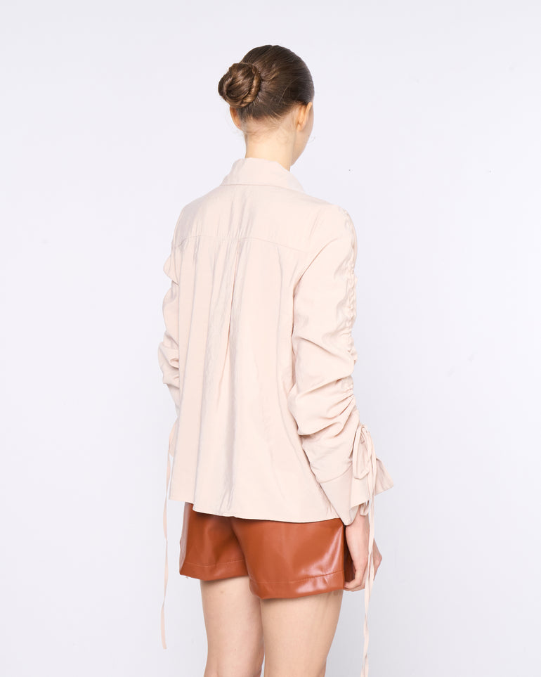 Silvian Heach Camicia con maniche arricciate In Vendita