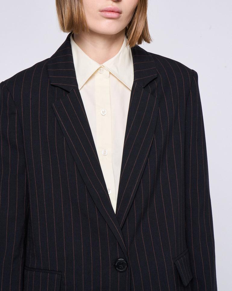 Silvian Heach Blazer monopetto gessato In Saldo