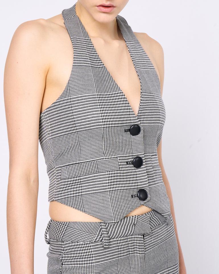 Silvian Heach Gilet a quadri Moda