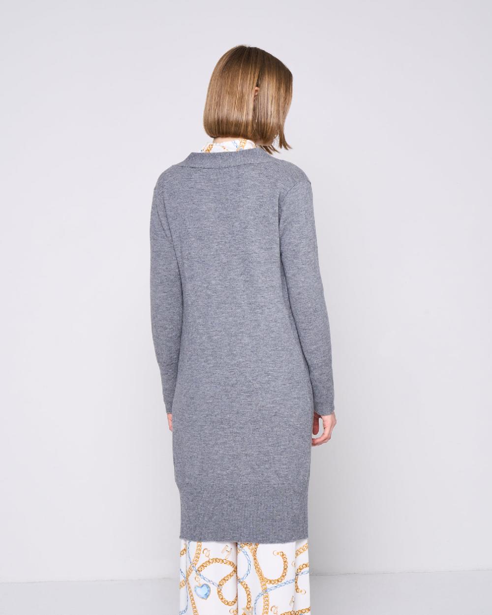 Silvian Heach Cardigan lungo con spilla Offerta