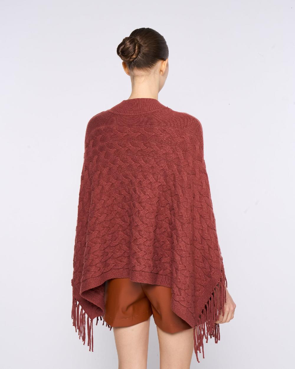 Silvian Heach Poncho in maglia intrecciata Negozio