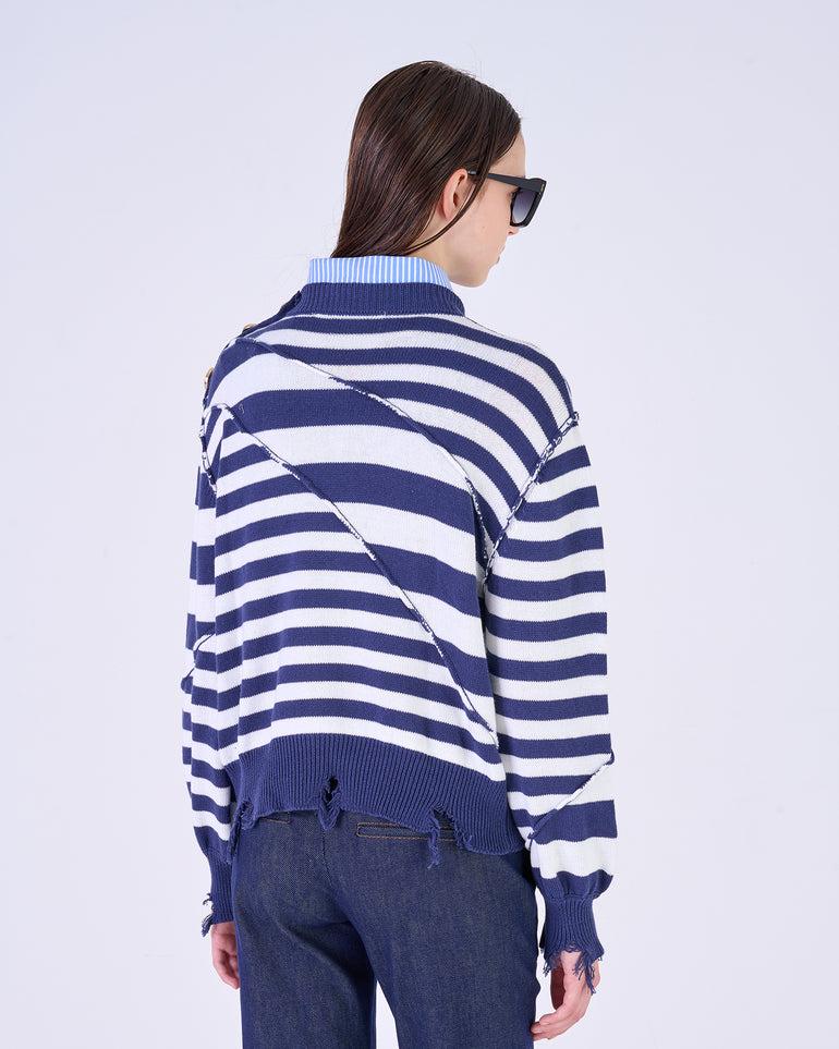 Silvian Heach Maglia a righe Offerta natalizia