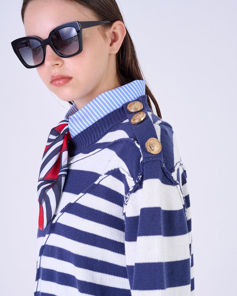 Silvian Heach Maglia a righe Offerta natalizia