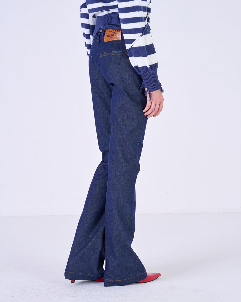 Silvian Heach Pantaloni flare a vita bassa Soddisfazione Garantita