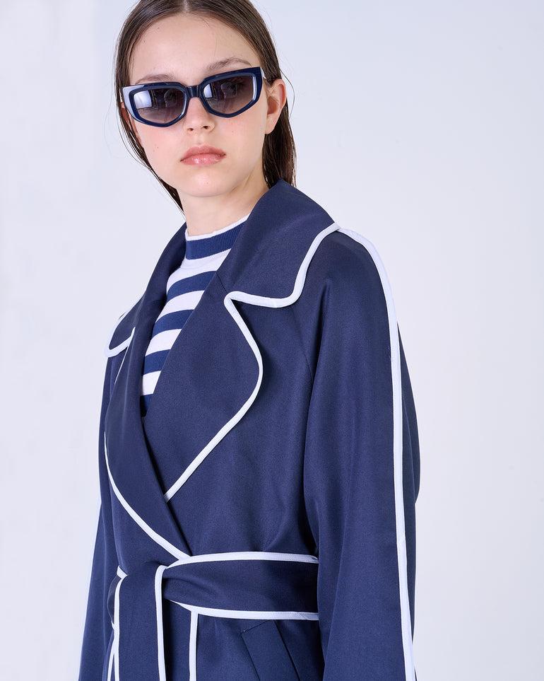 Silvian Heach Trench con bordi a contrasto Acquista Ora