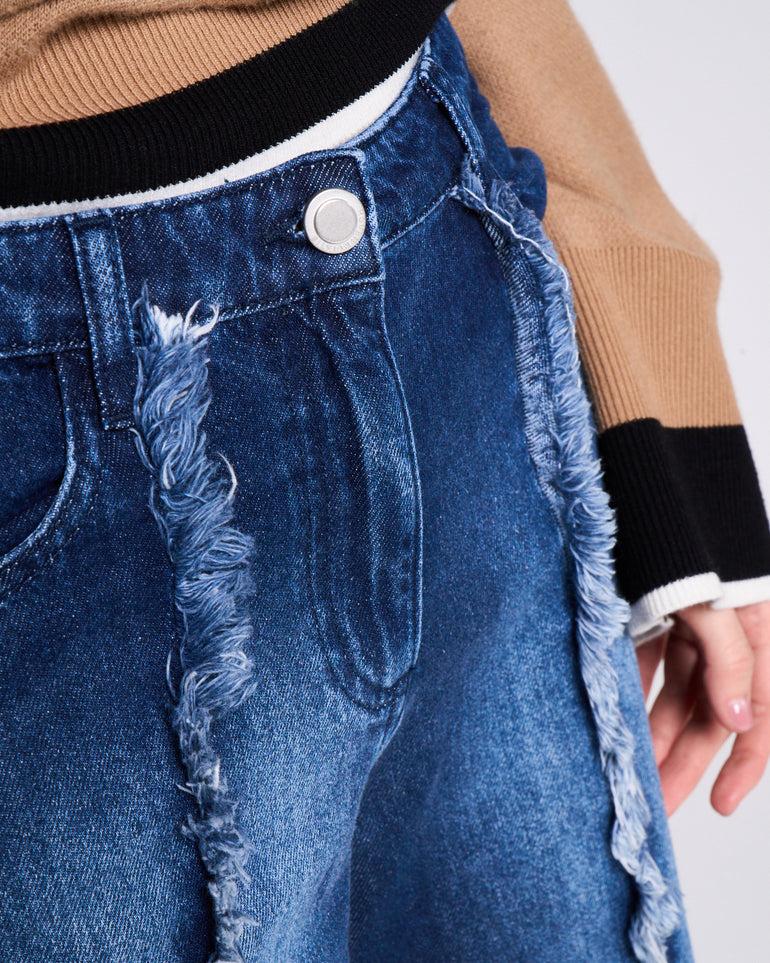 Silvian Heach Jeans con frange Nuova