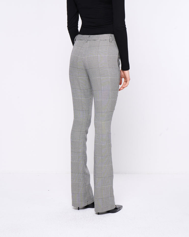 Silvian Heach Pantaloni flare a quadri Soddisfazione Garantita