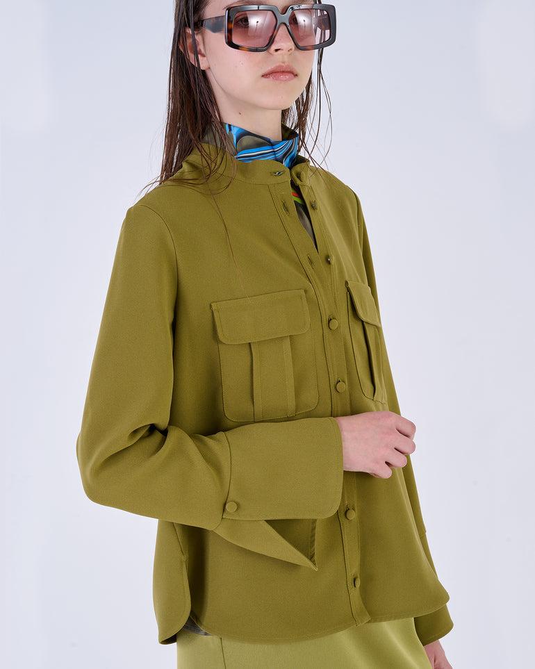 Silvian Heach Camicia con polsini svasati Nuovo