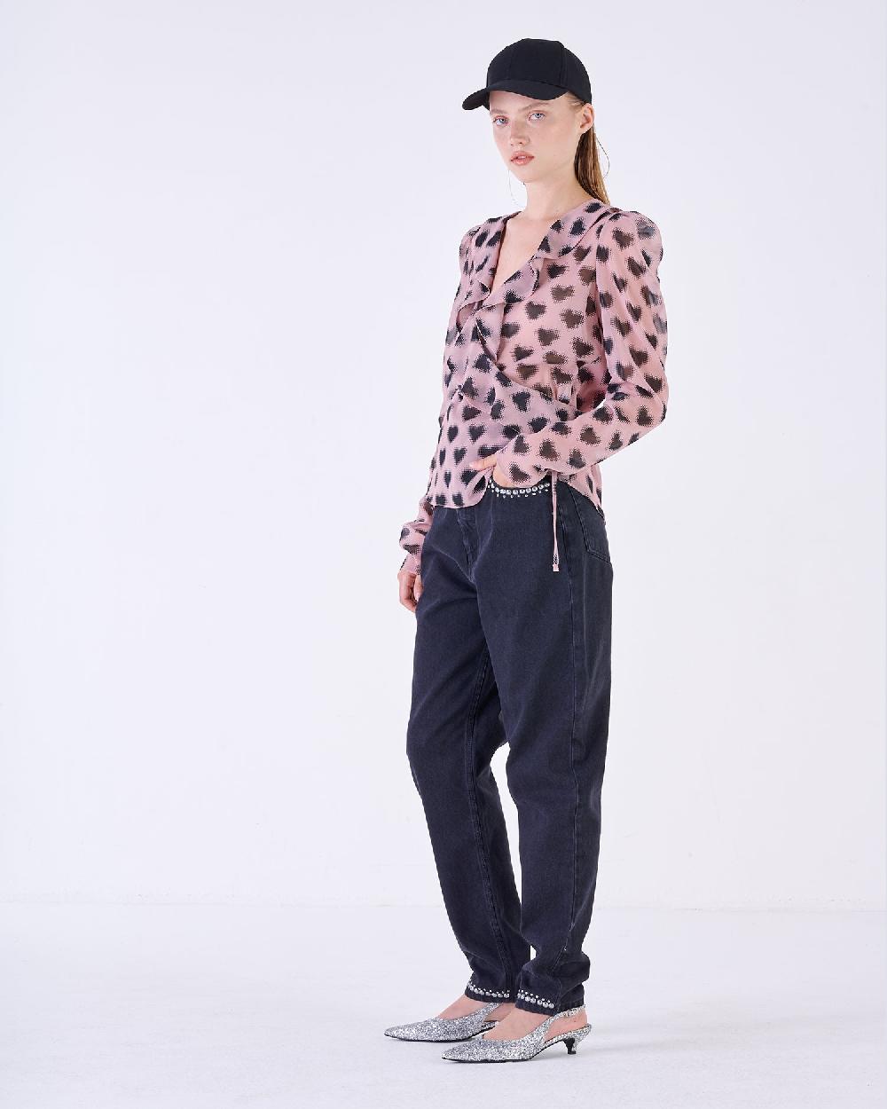 Silvian Heach Blusa con cuori Saldi Di Fabbrica