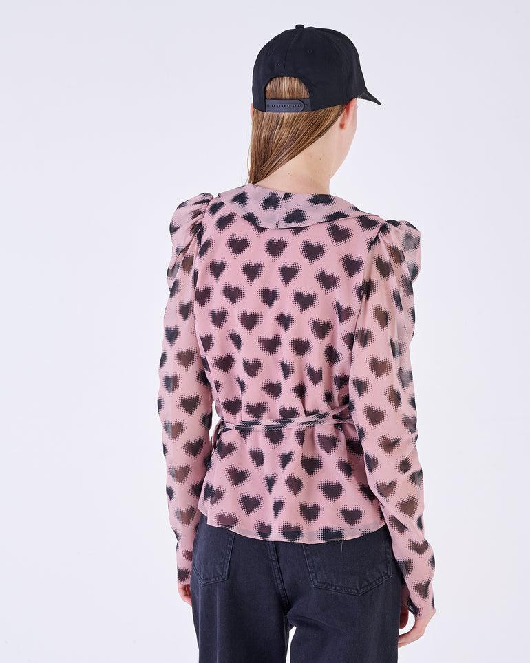 Silvian Heach Blusa con cuori Saldi Di Fabbrica