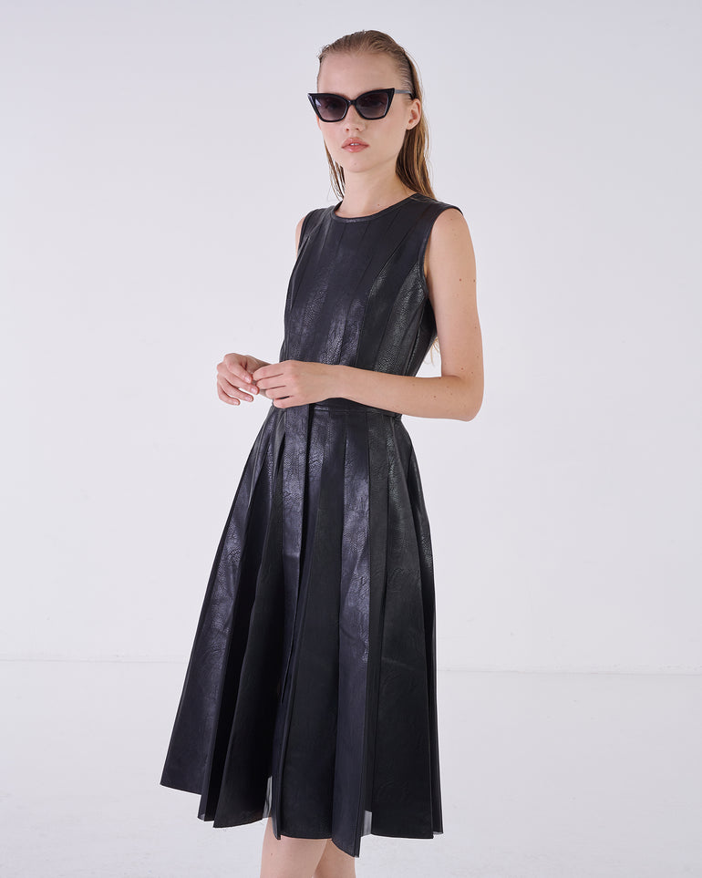 Silvian Heach Abito midi effetto pelle Promozione Limitata