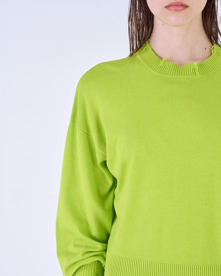 Silvian Heach Maglia con orli sfrangiati Vendita