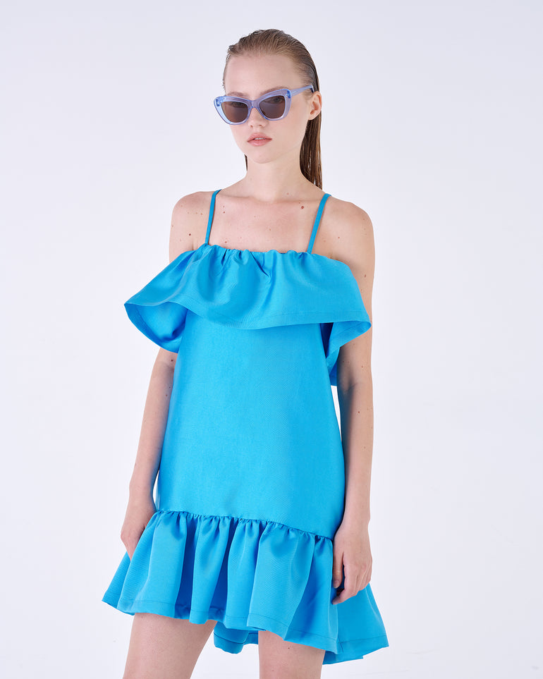 Silvian Heach Abito con balze Promozione temporanea