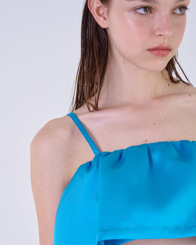 Silvian Heach Top crop con balza Online