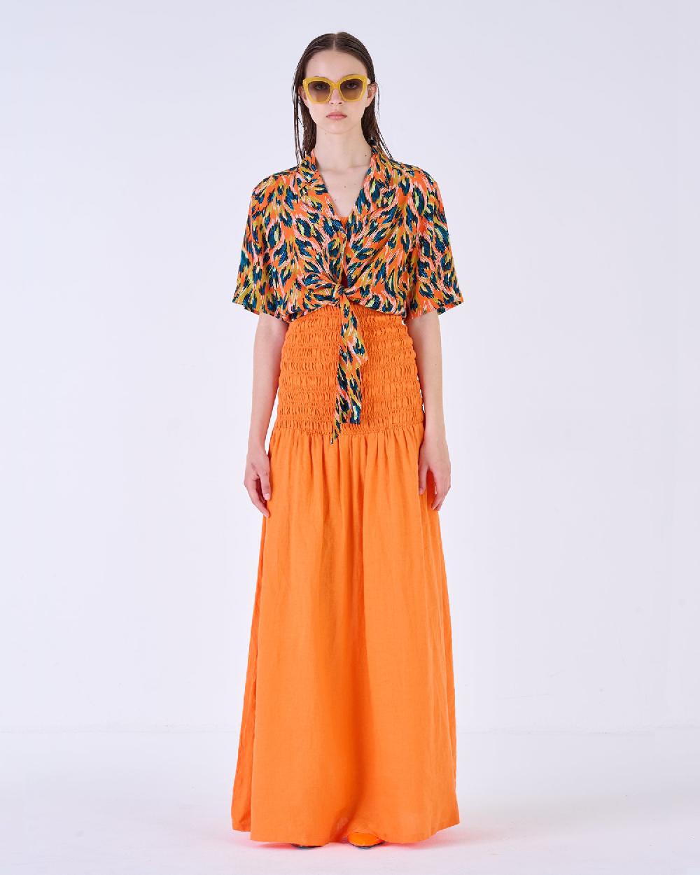 Silvian Heach Camicia cropped maculata Vendite Flash