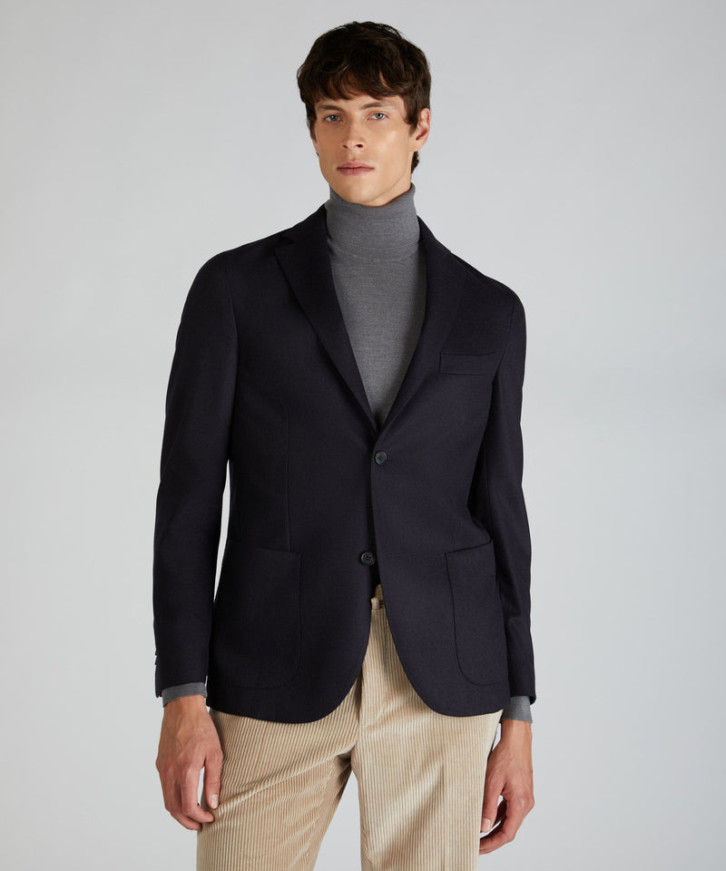 Slowear Giacca slim fit in flanella Ritorno libero