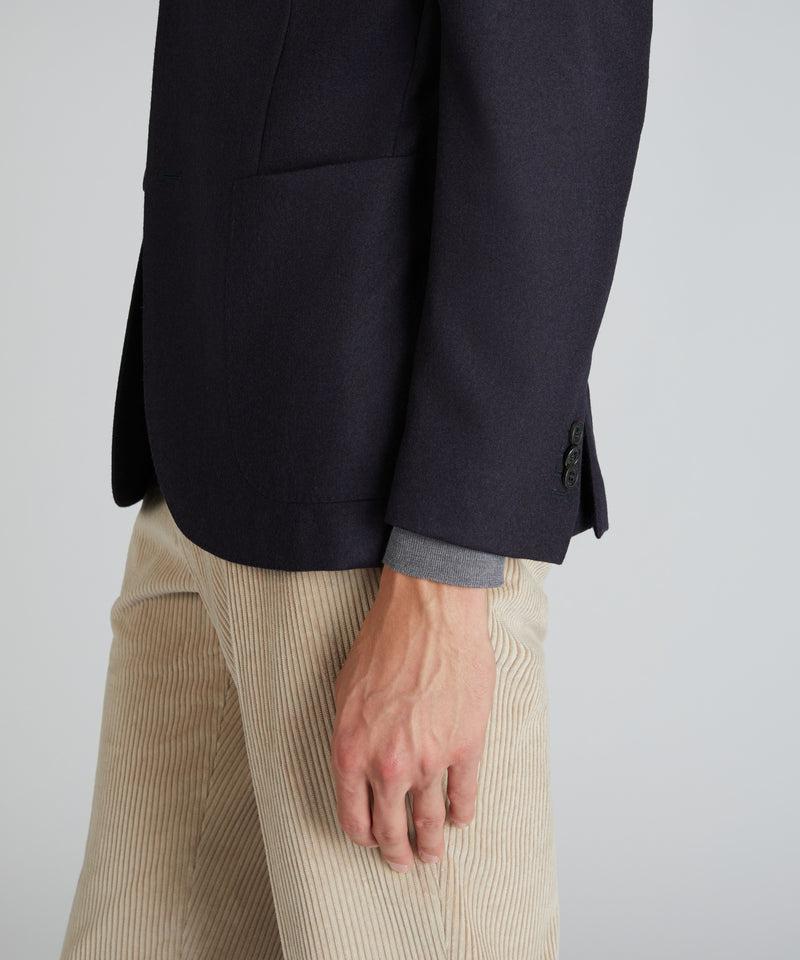 Slowear Giacca slim fit in flanella Ritorno libero