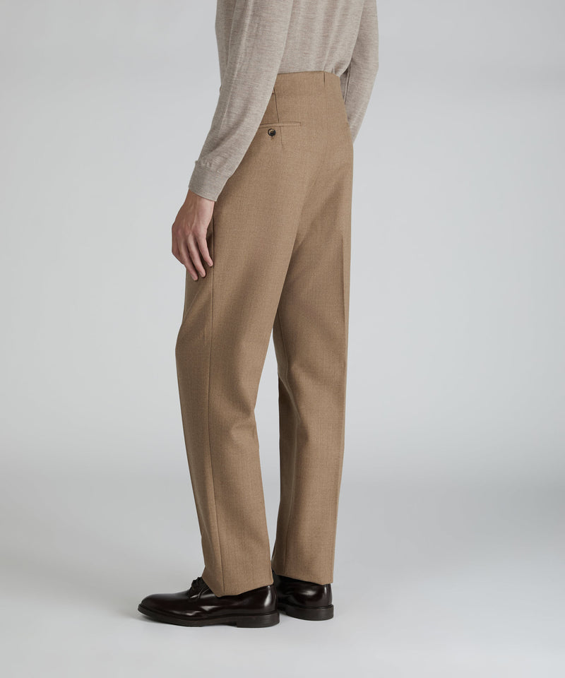 Slowear Pantalone straight fit in lana mélange Nuova