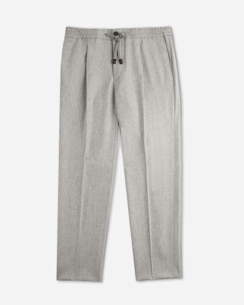 Slowear Pantalone tapered fit in flanella di lana e cashmere Qualità Garantita