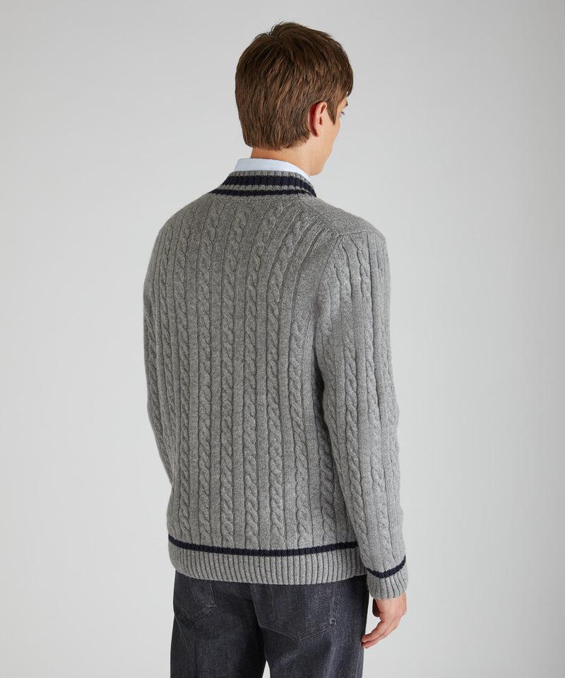 Slowear Maglia con scollo a V in lana Geelong Fino al 60% di sconto