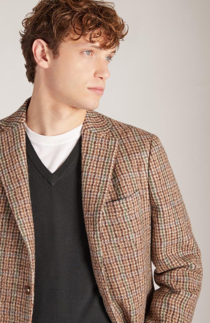 Slowear Maglia scollo a V slim fit in Flexwool certificato Vendita