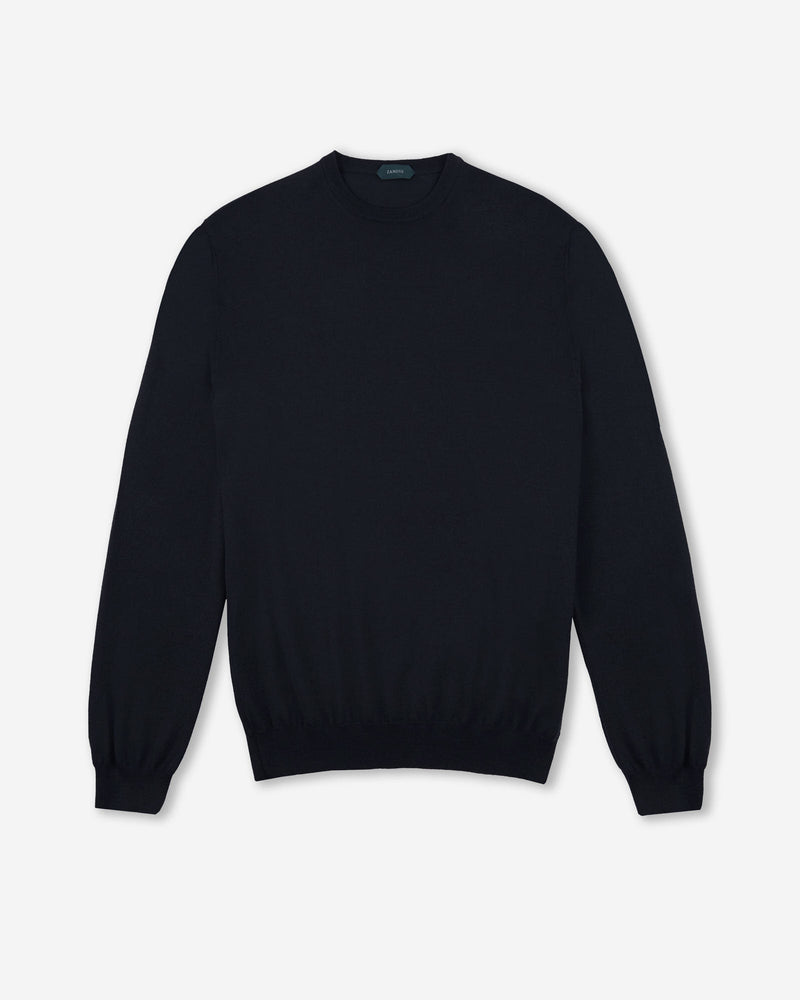 Slowear Girocollo slim fit in Flexwool certificato