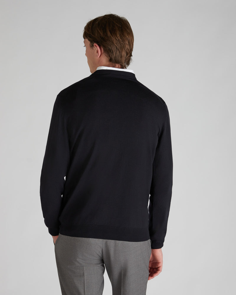 Slowear Girocollo slim fit in Flexwool certificato Acquista Ora