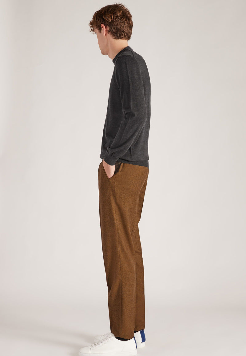 Slowear Girocollo slim fit in Flexwool certificato Consegna Veloce