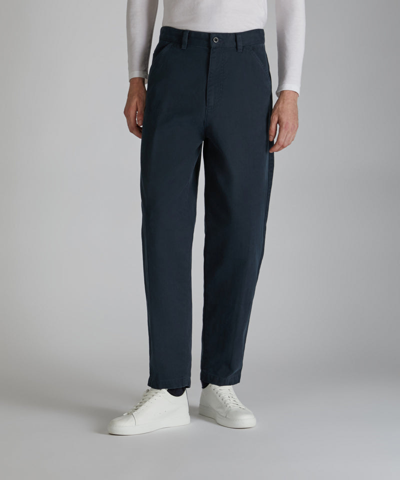 Slowear Pantalone carrot fit in chevron di cotone Affare Del Giorno