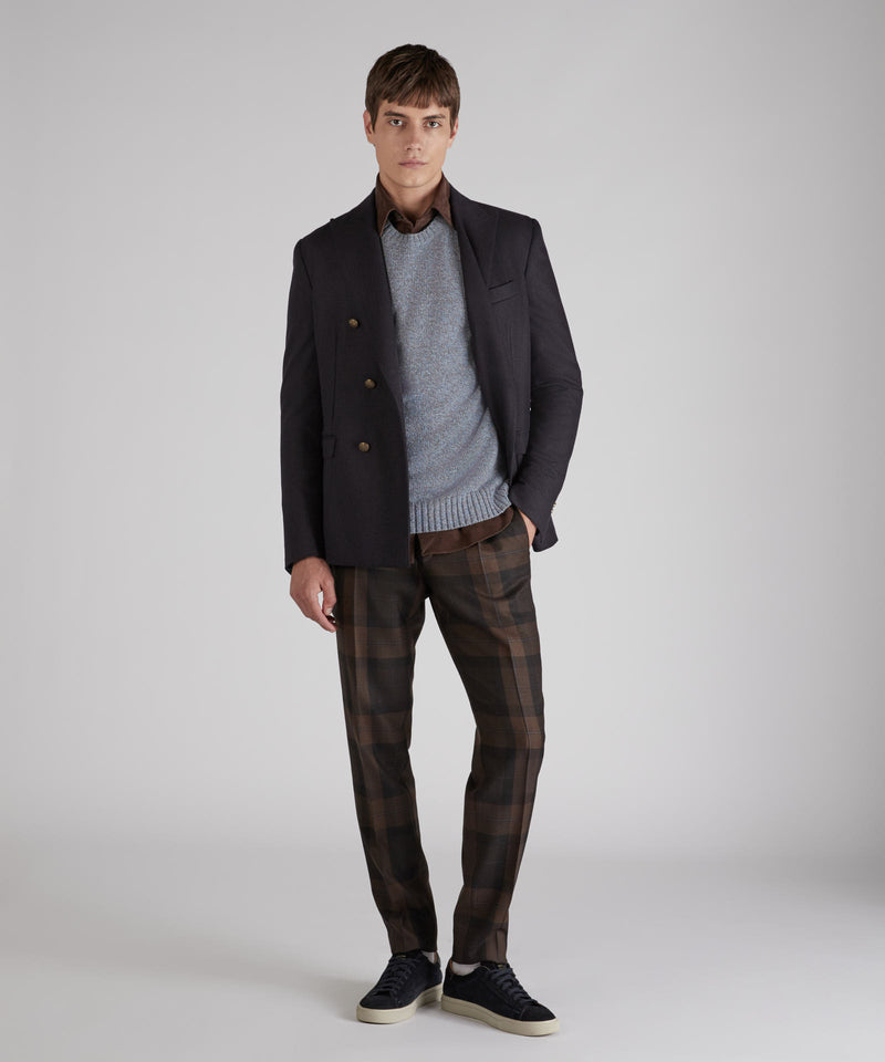 Slowear Girocollo slim fit in lana Geelong Offerta esclusiva