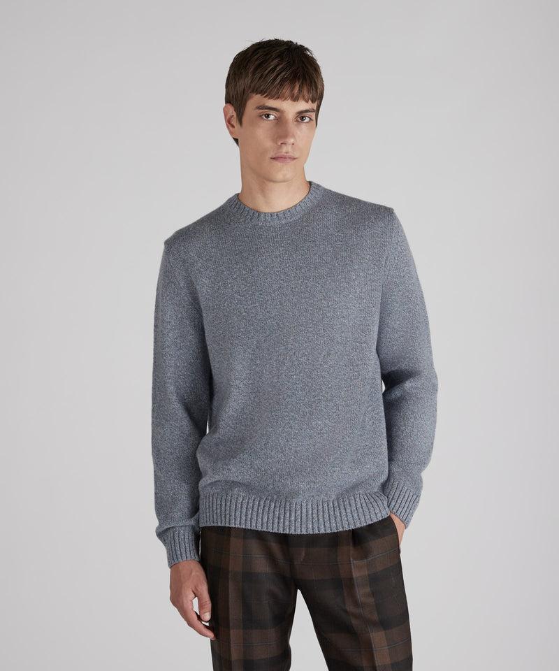 Slowear Girocollo slim fit in lana Geelong Offerta esclusiva