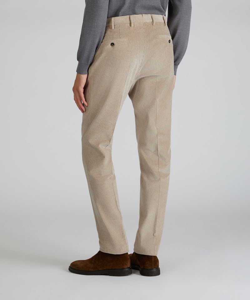 Slowear Pantalone regular fit in velluto Sconto