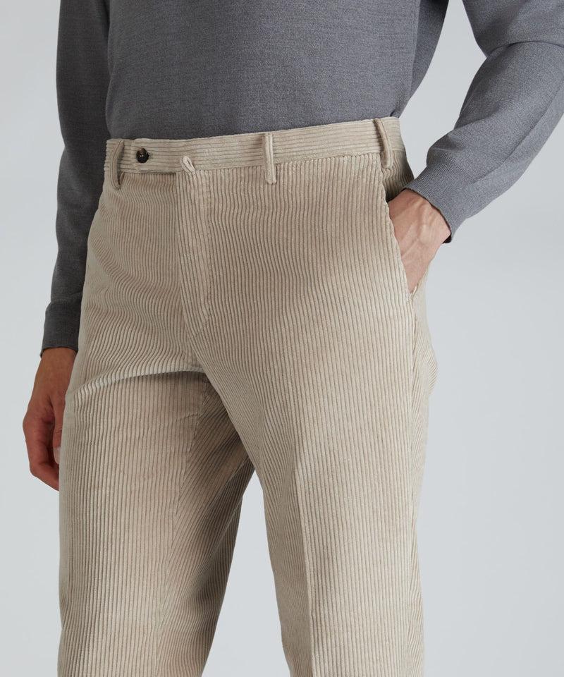 Slowear Pantalone regular fit in velluto Sconto