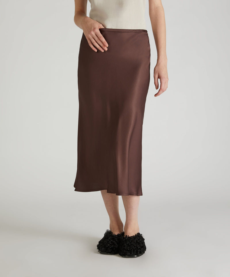 Slowear Gonna in raso di viscosa Saldi Di Fabbrica